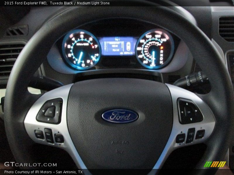 Tuxedo Black / Medium Light Stone 2015 Ford Explorer FWD