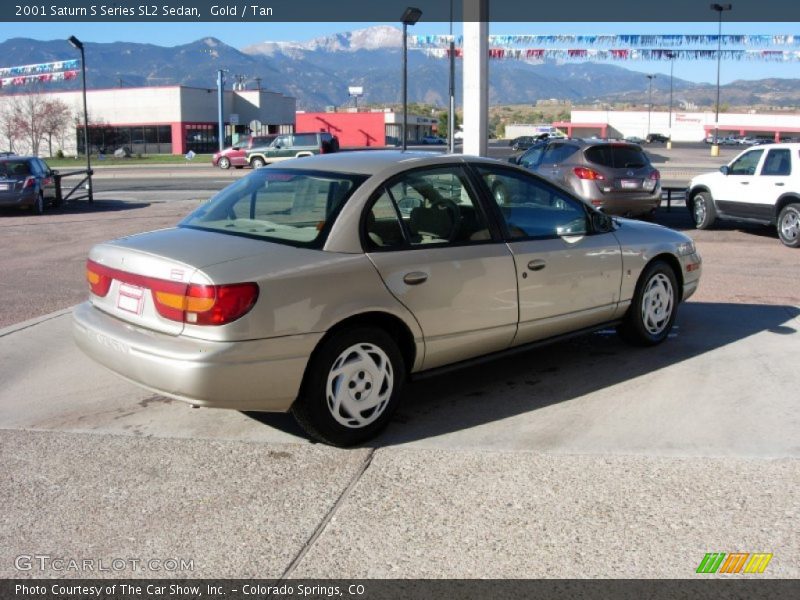 Gold / Tan 2001 Saturn S Series SL2 Sedan