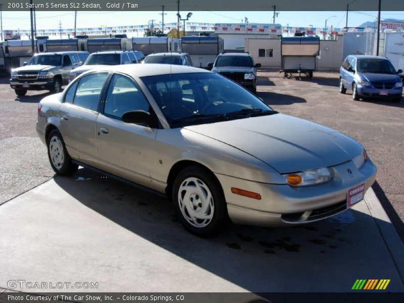 Gold / Tan 2001 Saturn S Series SL2 Sedan