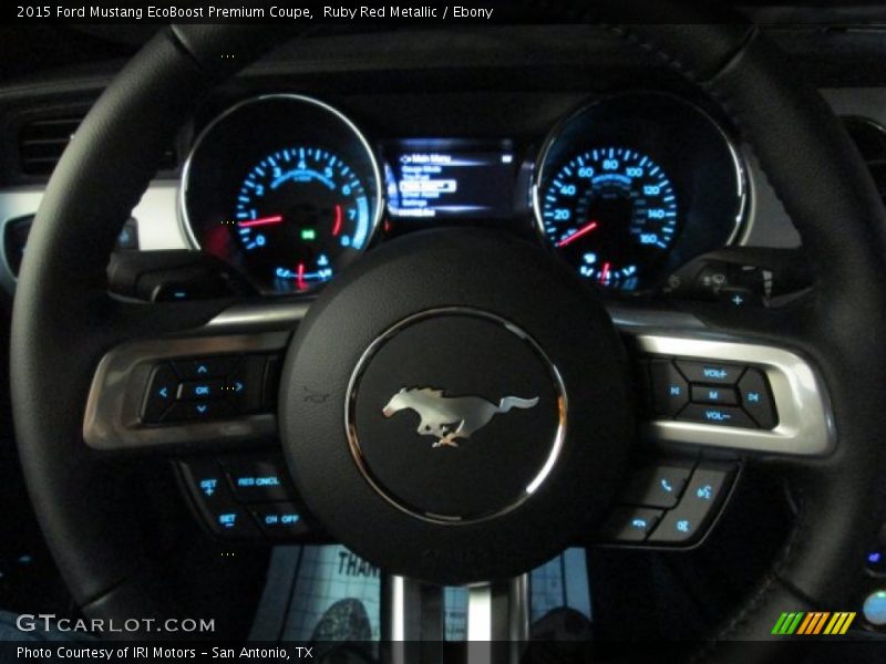Controls of 2015 Mustang EcoBoost Premium Coupe