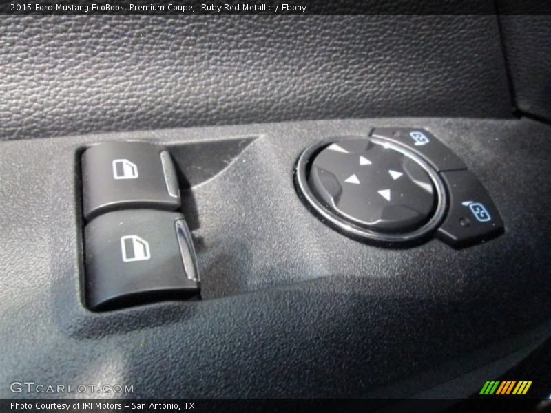 Controls of 2015 Mustang EcoBoost Premium Coupe