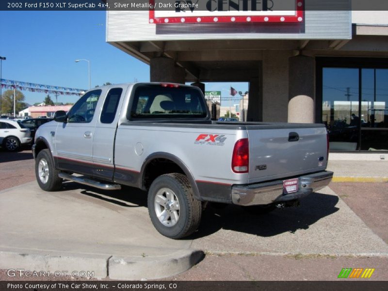 Silver Metallic / Dark Graphite 2002 Ford F150 XLT SuperCab 4x4