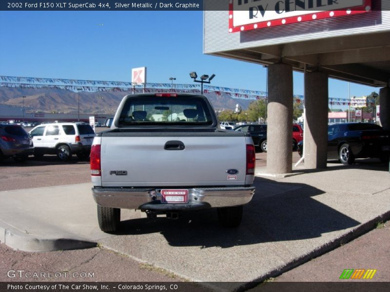 Silver Metallic / Dark Graphite 2002 Ford F150 XLT SuperCab 4x4