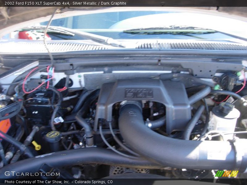 Silver Metallic / Dark Graphite 2002 Ford F150 XLT SuperCab 4x4