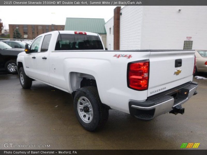 Summit White / Jet Black/Dark Ash 2015 Chevrolet Silverado 3500HD WT Double Cab 4x4