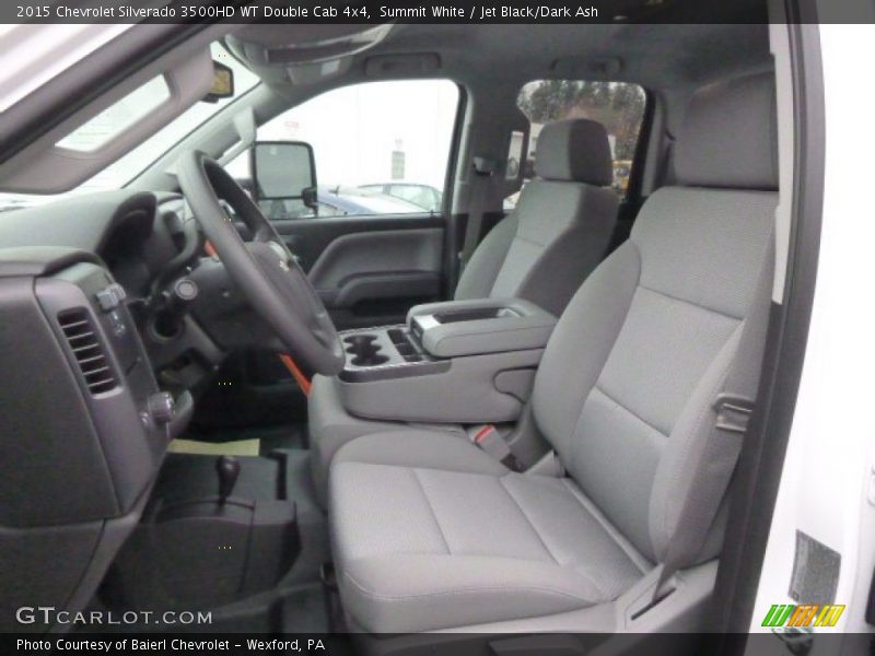Summit White / Jet Black/Dark Ash 2015 Chevrolet Silverado 3500HD WT Double Cab 4x4