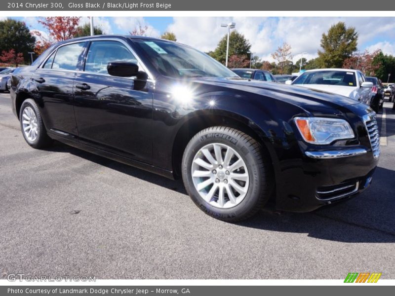 Gloss Black / Black/Light Frost Beige 2014 Chrysler 300