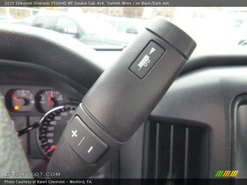 Summit White / Jet Black/Dark Ash 2015 Chevrolet Silverado 3500HD WT Double Cab 4x4