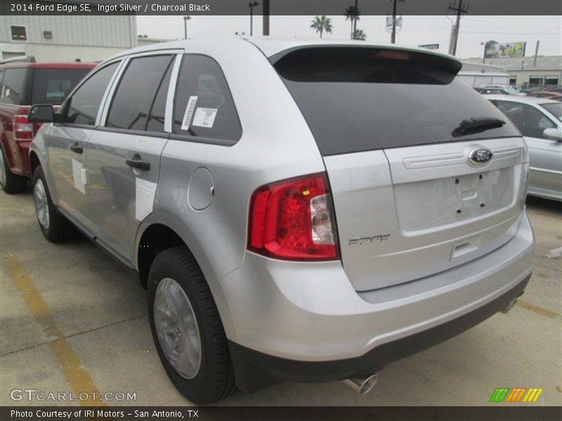 Ingot Silver / Charcoal Black 2014 Ford Edge SE