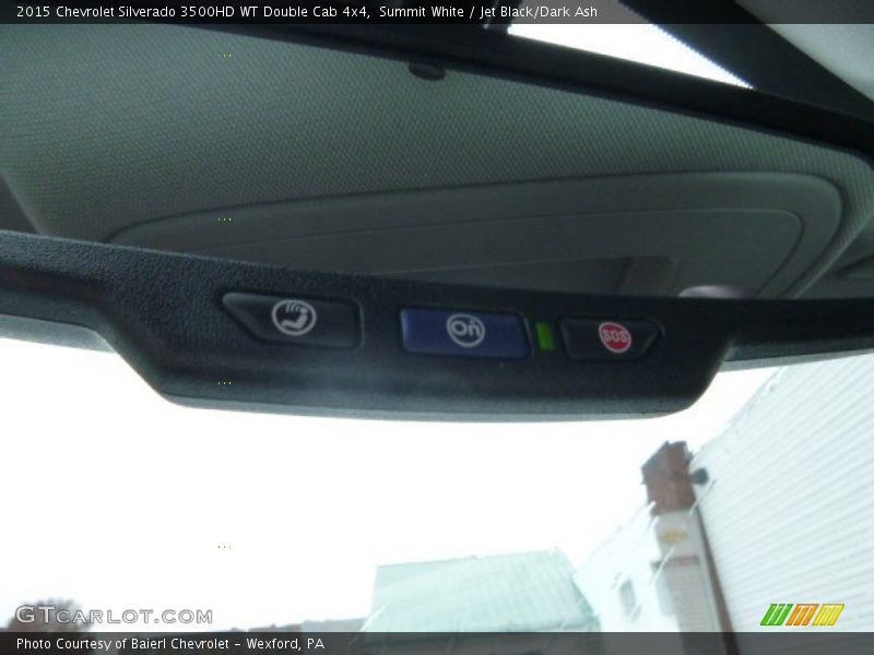 Summit White / Jet Black/Dark Ash 2015 Chevrolet Silverado 3500HD WT Double Cab 4x4