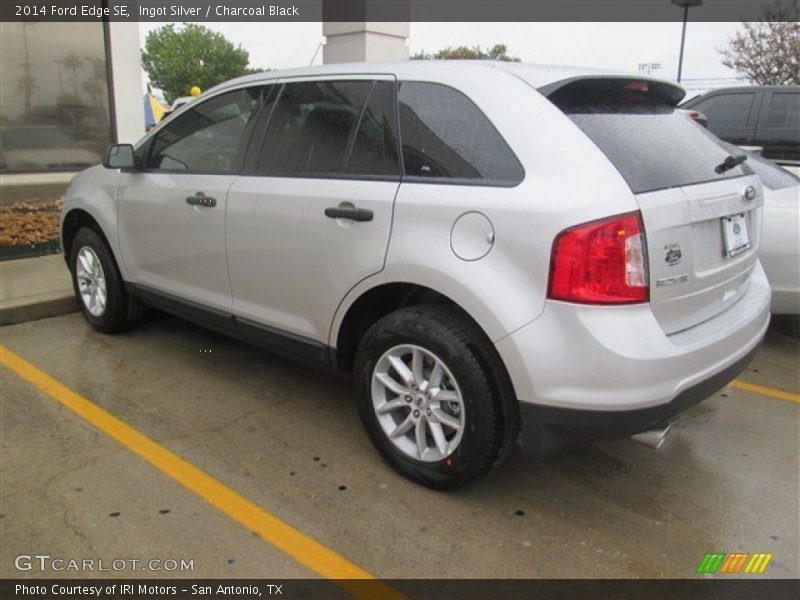 Ingot Silver / Charcoal Black 2014 Ford Edge SE