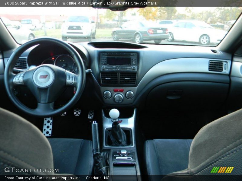 Dashboard of 2008 Impreza WRX STi