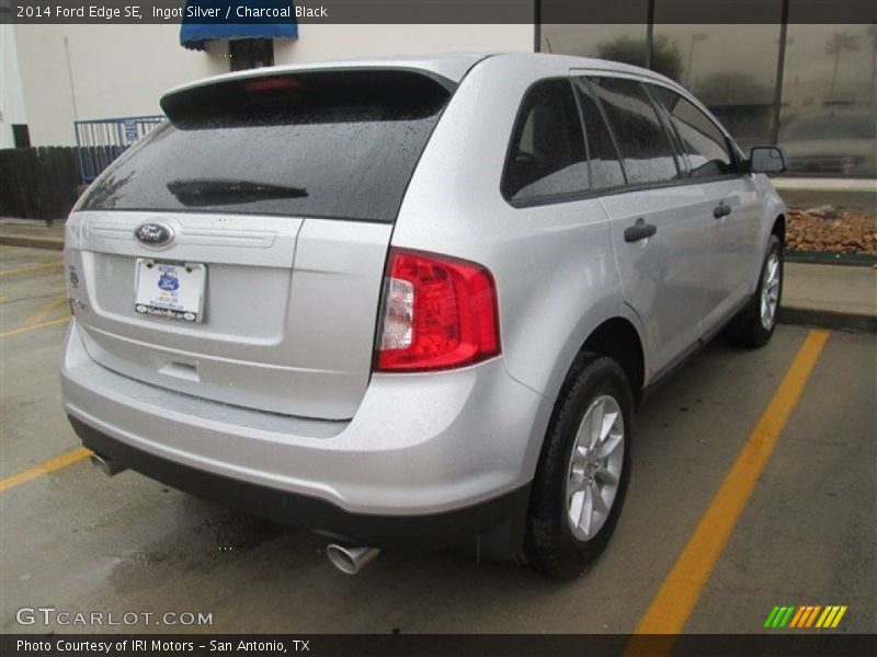 Ingot Silver / Charcoal Black 2014 Ford Edge SE