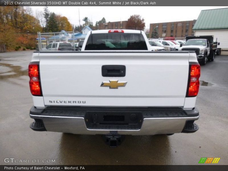Summit White / Jet Black/Dark Ash 2015 Chevrolet Silverado 3500HD WT Double Cab 4x4