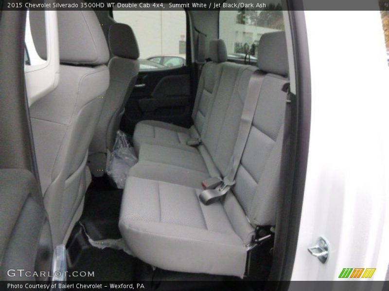 Summit White / Jet Black/Dark Ash 2015 Chevrolet Silverado 3500HD WT Double Cab 4x4