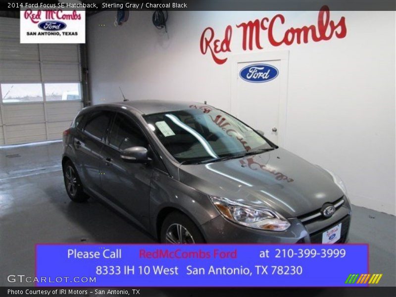 Sterling Gray / Charcoal Black 2014 Ford Focus SE Hatchback