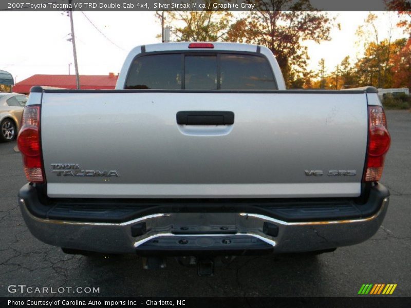 Silver Streak Mica / Graphite Gray 2007 Toyota Tacoma V6 TRD Double Cab 4x4