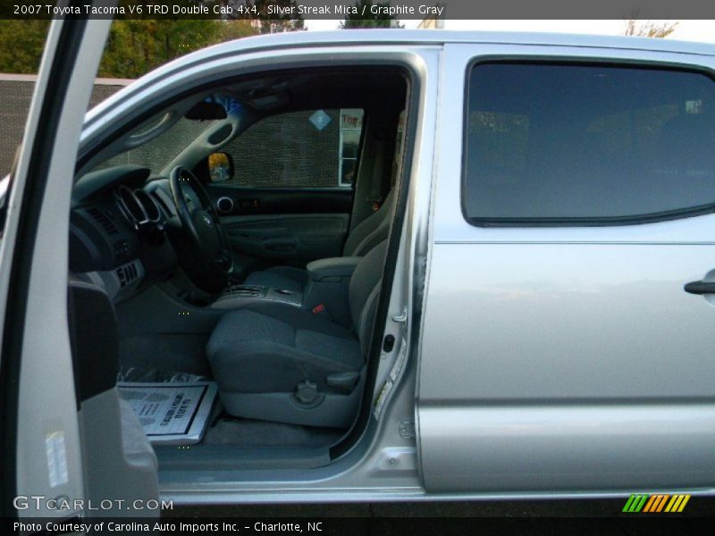 Silver Streak Mica / Graphite Gray 2007 Toyota Tacoma V6 TRD Double Cab 4x4