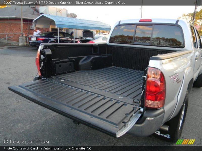 Silver Streak Mica / Graphite Gray 2007 Toyota Tacoma V6 TRD Double Cab 4x4