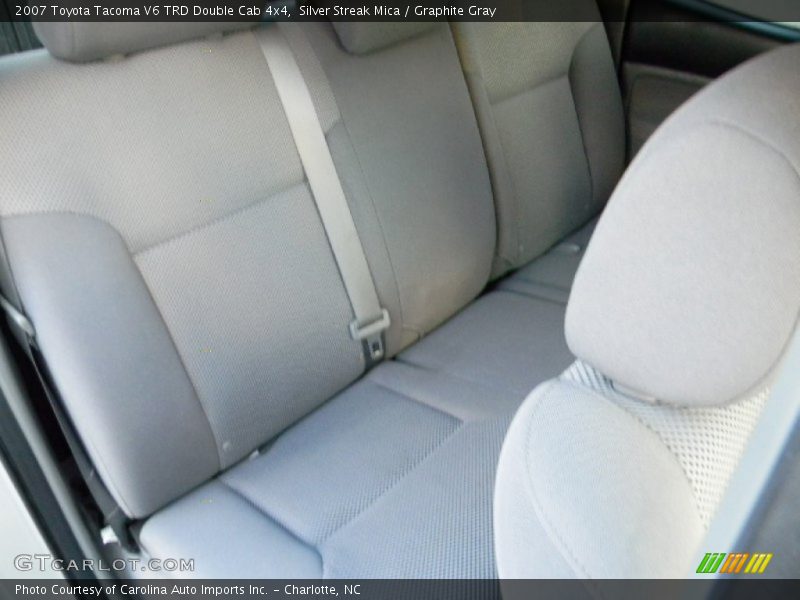 Silver Streak Mica / Graphite Gray 2007 Toyota Tacoma V6 TRD Double Cab 4x4