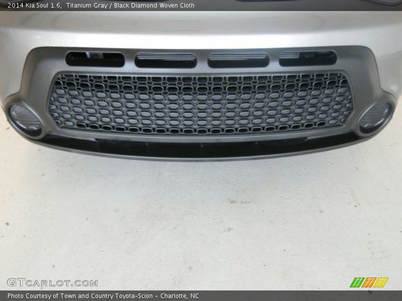 Titanium Gray / Black Diamond Woven Cloth 2014 Kia Soul 1.6