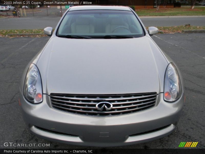 Desert Platinum Metallic / Willow 2003 Infiniti G 35 Coupe