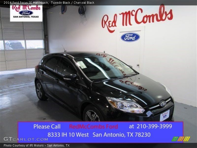 Tuxedo Black / Charcoal Black 2014 Ford Focus SE Hatchback