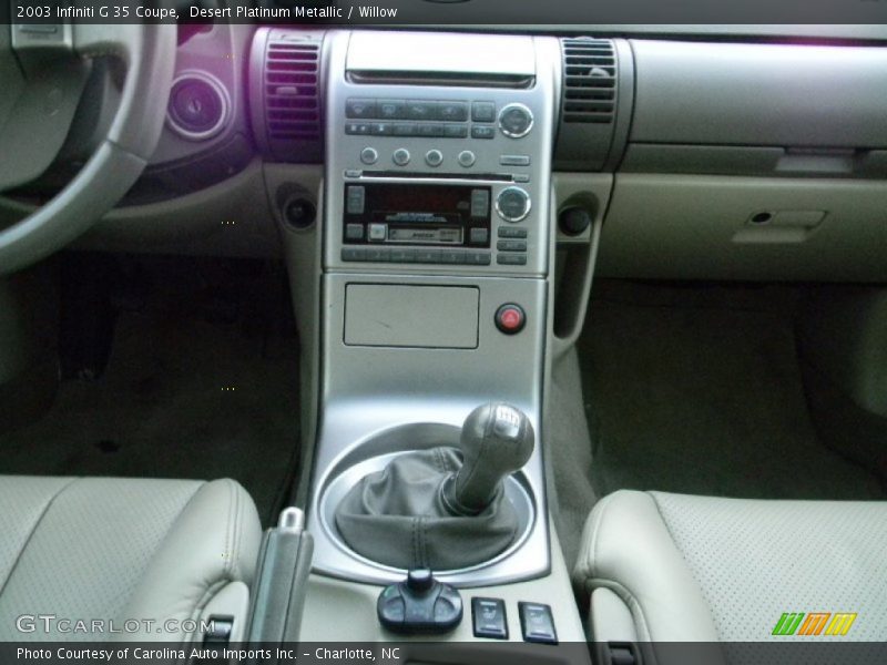 Desert Platinum Metallic / Willow 2003 Infiniti G 35 Coupe