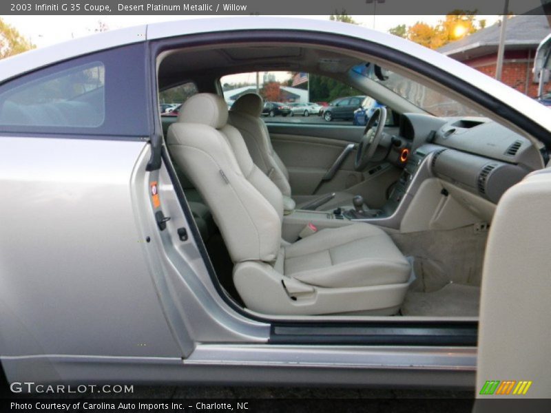 Desert Platinum Metallic / Willow 2003 Infiniti G 35 Coupe