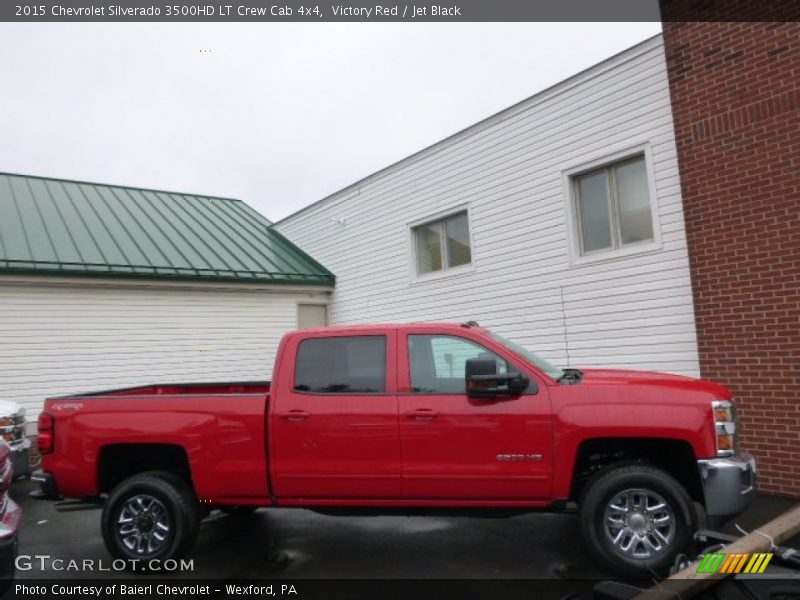 Victory Red / Jet Black 2015 Chevrolet Silverado 3500HD LT Crew Cab 4x4