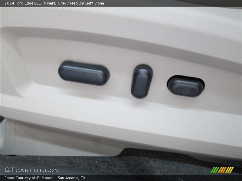 Mineral Gray / Medium Light Stone 2014 Ford Edge SEL