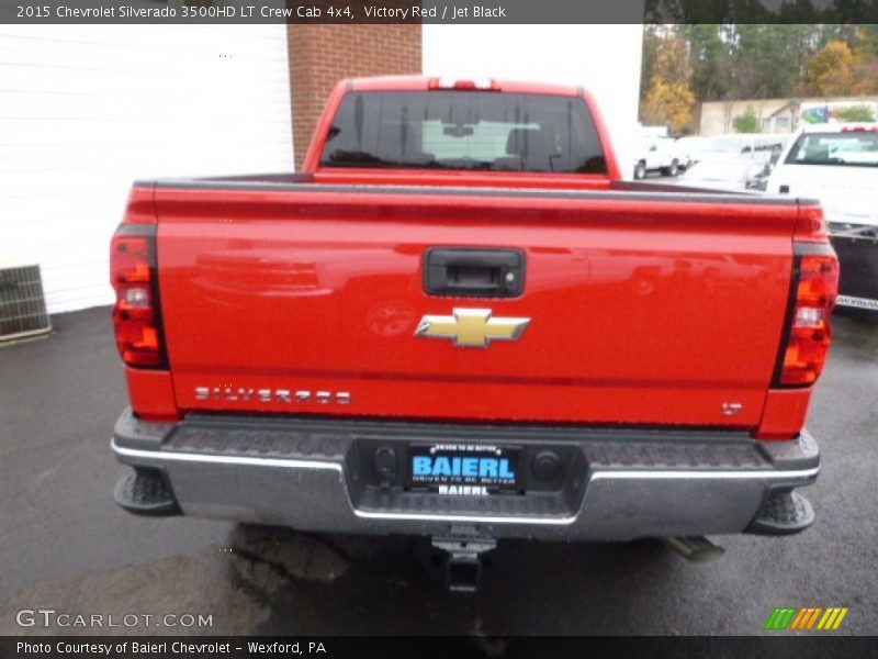 Victory Red / Jet Black 2015 Chevrolet Silverado 3500HD LT Crew Cab 4x4