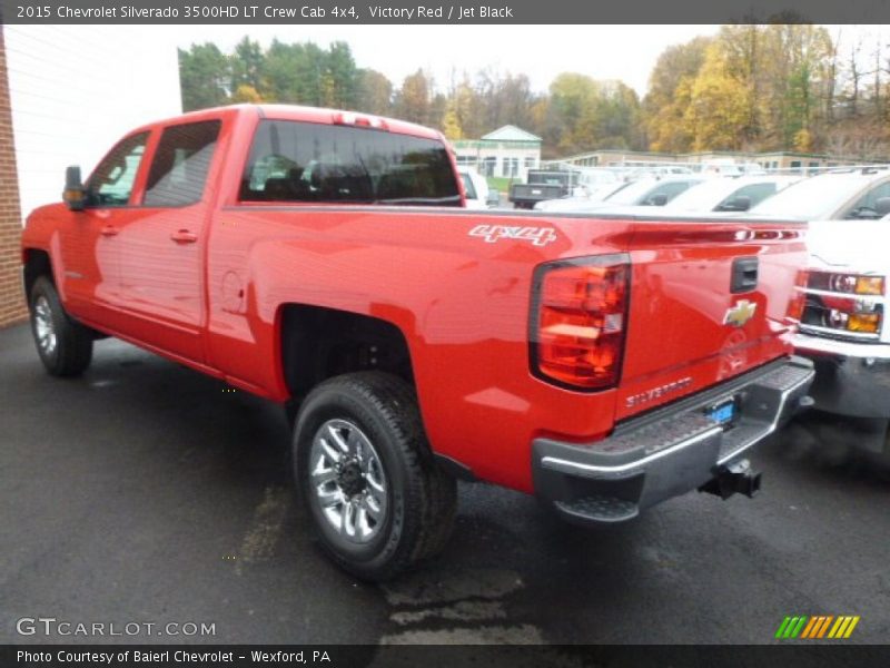 Victory Red / Jet Black 2015 Chevrolet Silverado 3500HD LT Crew Cab 4x4