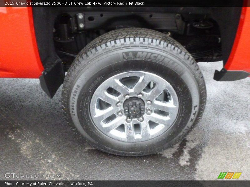Victory Red / Jet Black 2015 Chevrolet Silverado 3500HD LT Crew Cab 4x4