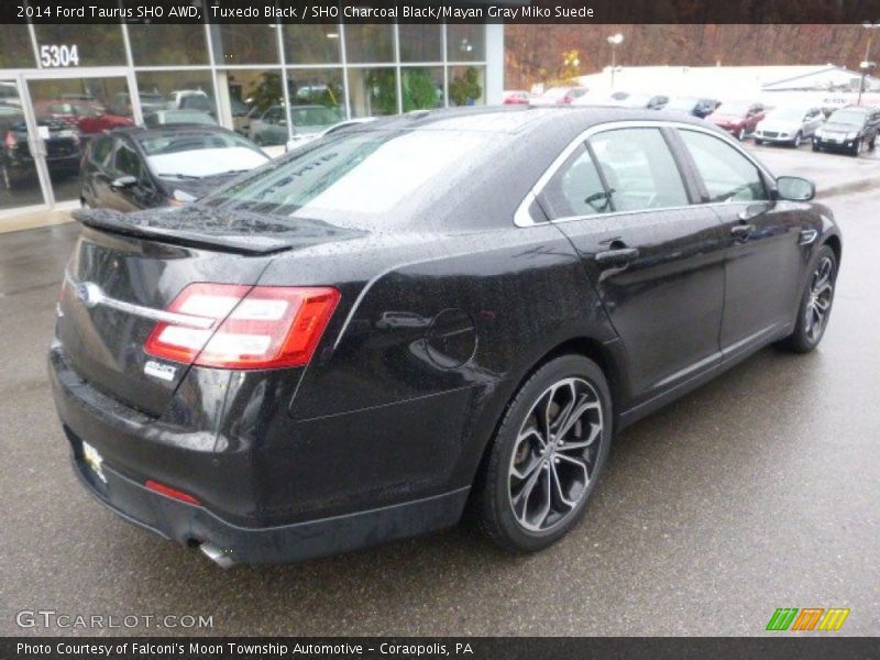 Tuxedo Black / SHO Charcoal Black/Mayan Gray Miko Suede 2014 Ford Taurus SHO AWD