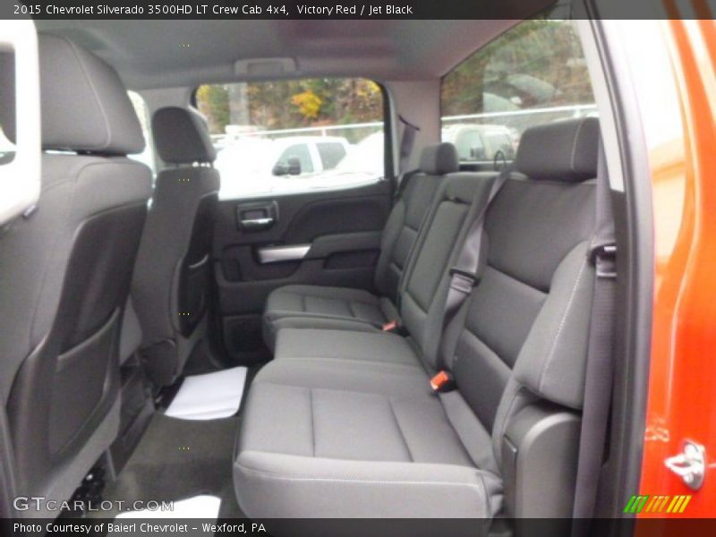Rear Seat of 2015 Silverado 3500HD LT Crew Cab 4x4