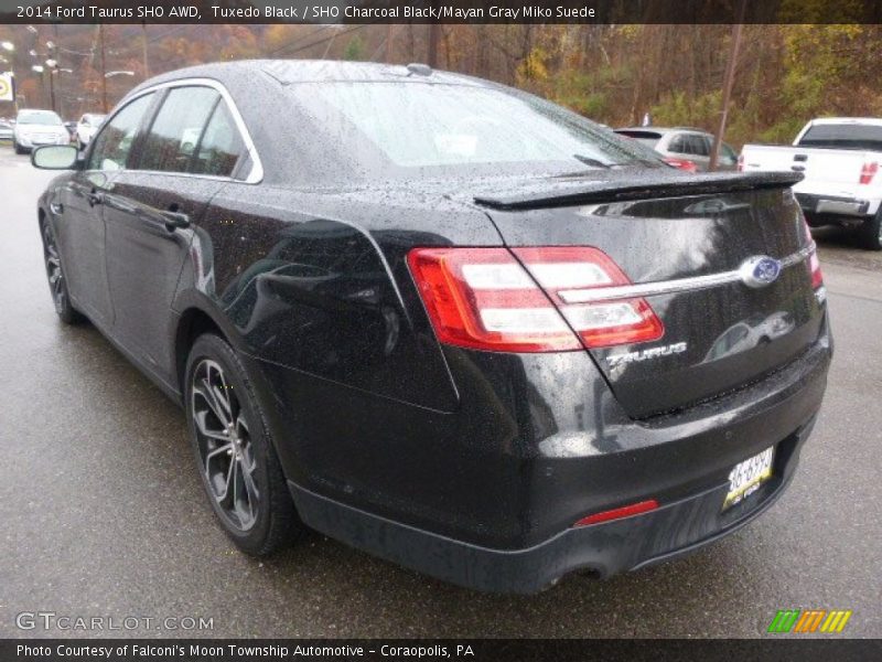 Tuxedo Black / SHO Charcoal Black/Mayan Gray Miko Suede 2014 Ford Taurus SHO AWD