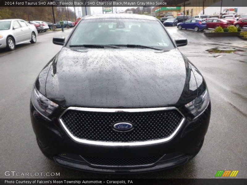 Tuxedo Black / SHO Charcoal Black/Mayan Gray Miko Suede 2014 Ford Taurus SHO AWD