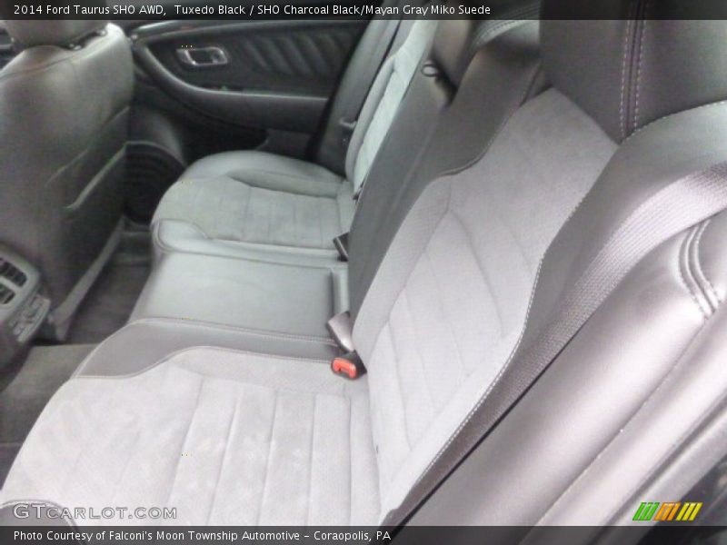 Tuxedo Black / SHO Charcoal Black/Mayan Gray Miko Suede 2014 Ford Taurus SHO AWD