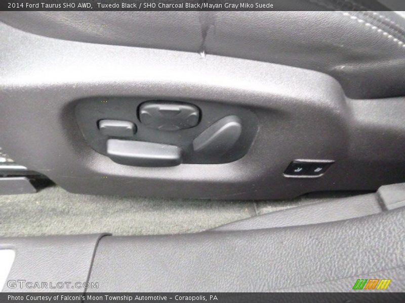 Tuxedo Black / SHO Charcoal Black/Mayan Gray Miko Suede 2014 Ford Taurus SHO AWD