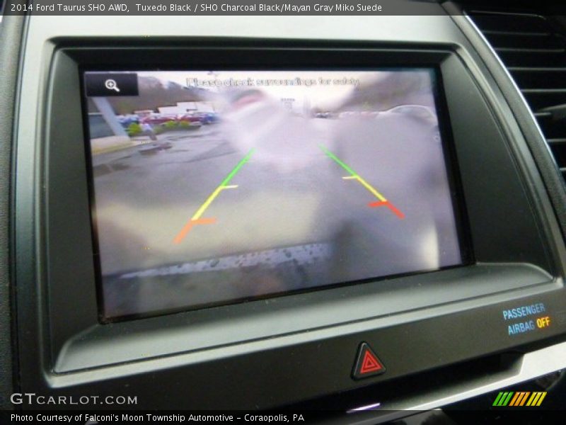Tuxedo Black / SHO Charcoal Black/Mayan Gray Miko Suede 2014 Ford Taurus SHO AWD