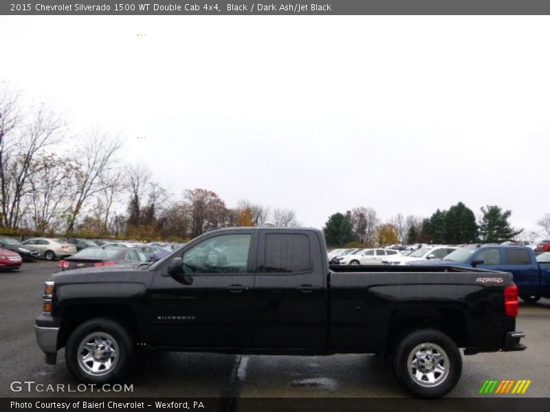 Black / Dark Ash/Jet Black 2015 Chevrolet Silverado 1500 WT Double Cab 4x4