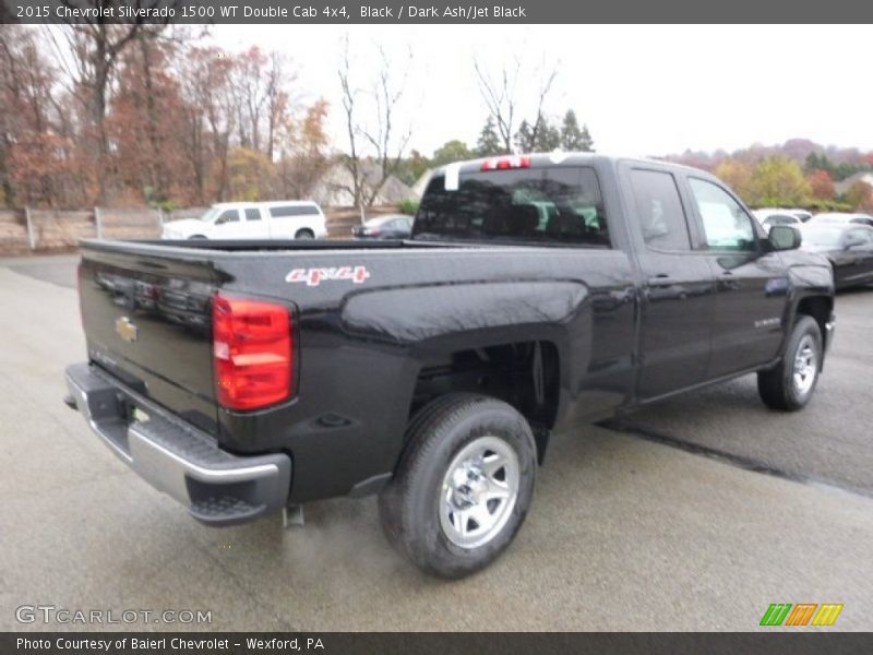 Black / Dark Ash/Jet Black 2015 Chevrolet Silverado 1500 WT Double Cab 4x4