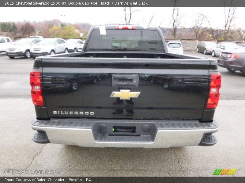 Black / Dark Ash/Jet Black 2015 Chevrolet Silverado 1500 WT Double Cab 4x4