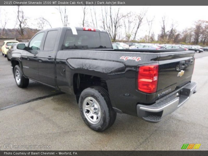 Black / Dark Ash/Jet Black 2015 Chevrolet Silverado 1500 WT Double Cab 4x4