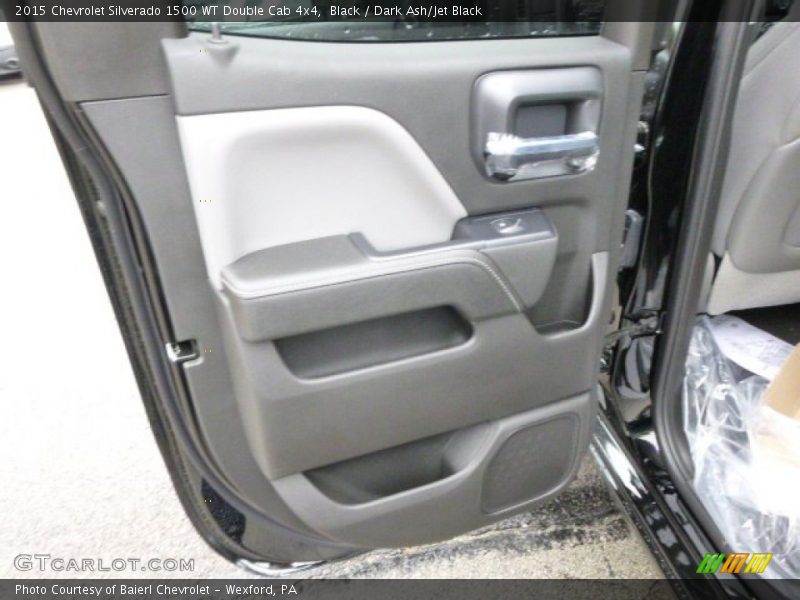 Black / Dark Ash/Jet Black 2015 Chevrolet Silverado 1500 WT Double Cab 4x4