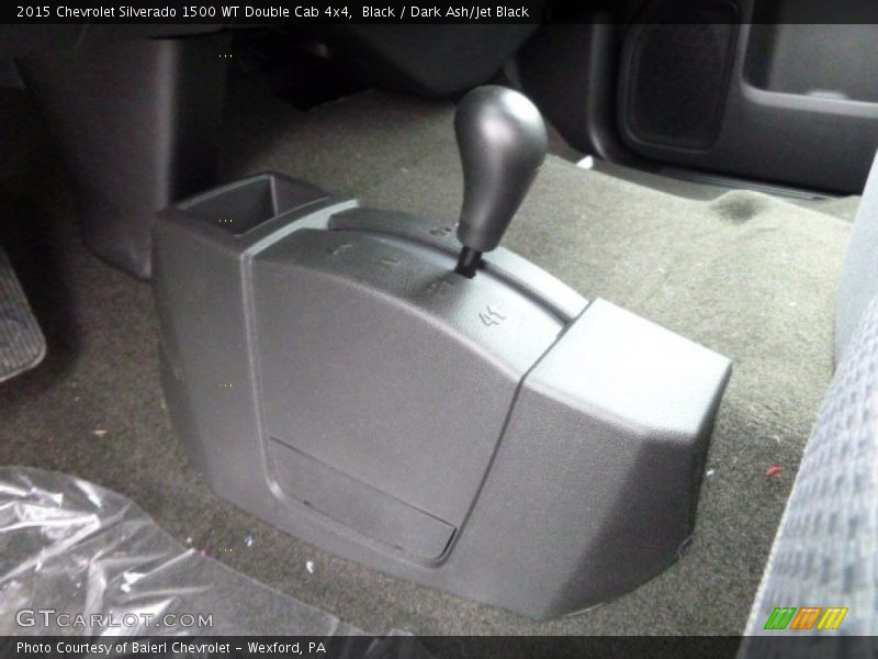 Black / Dark Ash/Jet Black 2015 Chevrolet Silverado 1500 WT Double Cab 4x4