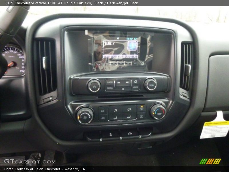 Black / Dark Ash/Jet Black 2015 Chevrolet Silverado 1500 WT Double Cab 4x4