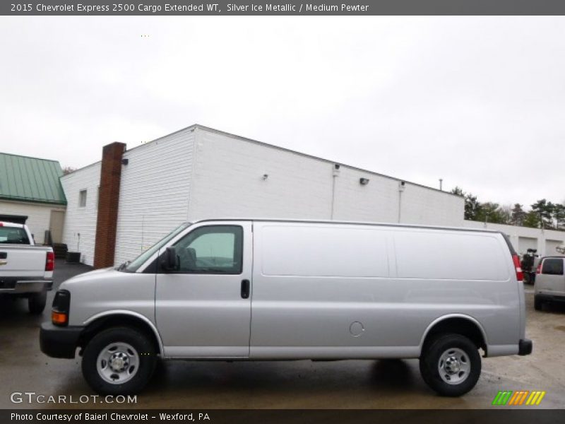  2015 Express 2500 Cargo Extended WT Silver Ice Metallic