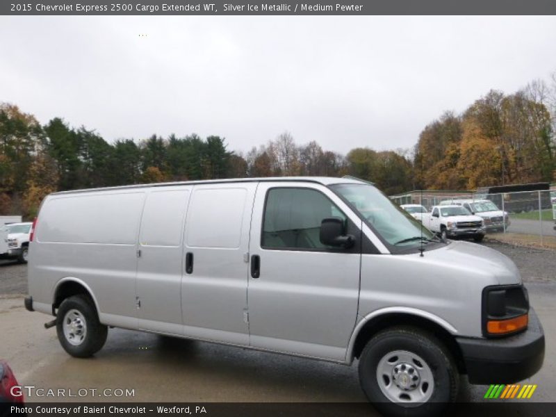  2015 Express 2500 Cargo Extended WT Silver Ice Metallic